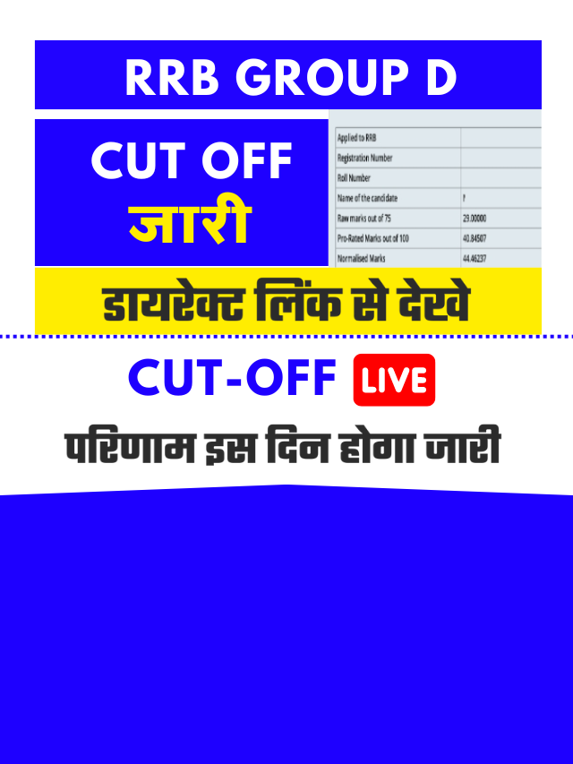 RRB Group D रिजल्ट इस दिन होगा जारी, देखे जोन वाइज संभावित cut off